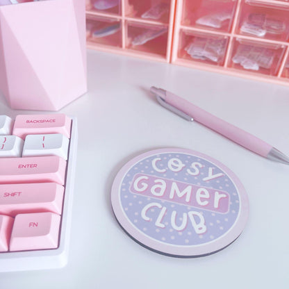 Cosy Gamer Club Coaster