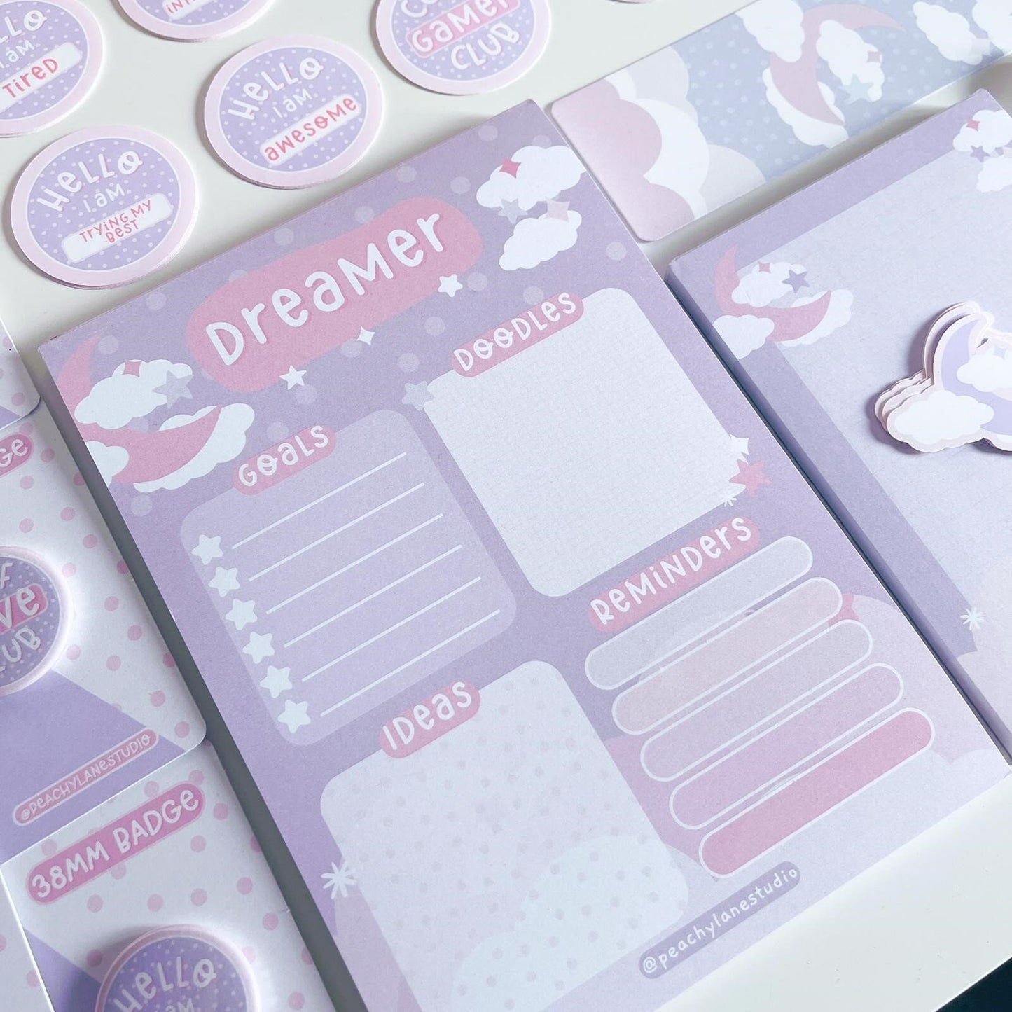 Dreamer A5 Goals and Doodles Notepad