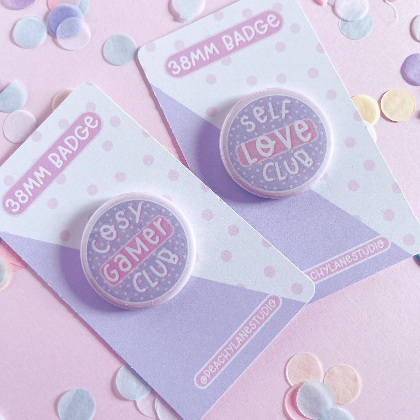 Cosy Gamer Club Pin Badge