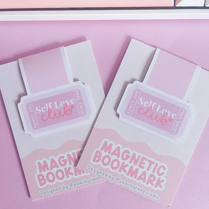 Self Love Club Magnetic Bookmark