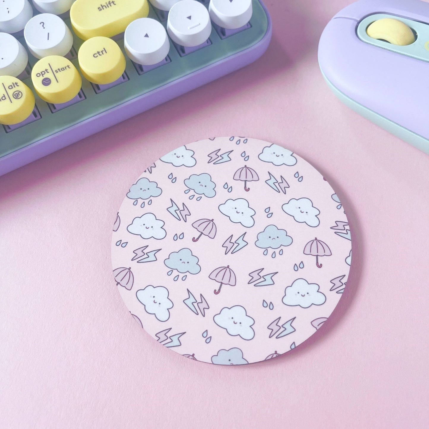 Rainy Illustration Coaster