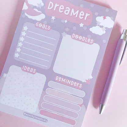 Dreamer A5 Goals and Doodles Notepad