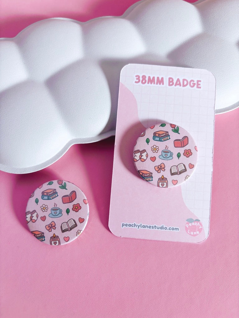 Cosy Pattern Pin Badge