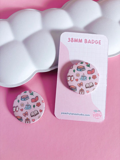 Cosy Pattern Pin Badge