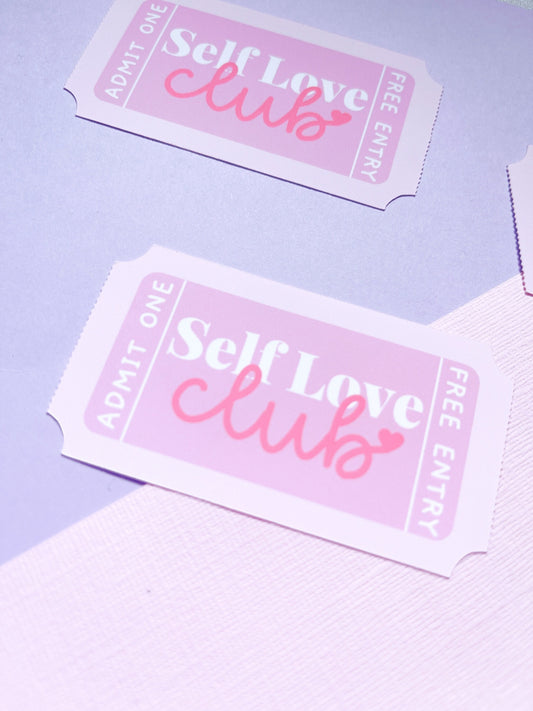Self Love Club Vinyl Sticker