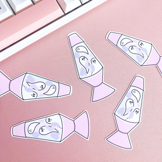 Ghostie Lava Lamp Vinyl Sticker