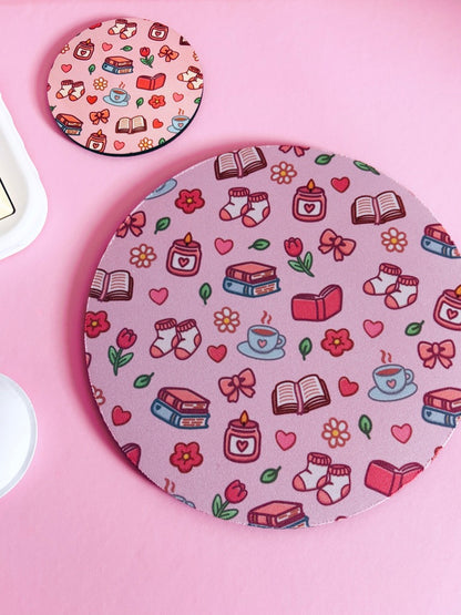 Cosy Pattern Circle Coaster