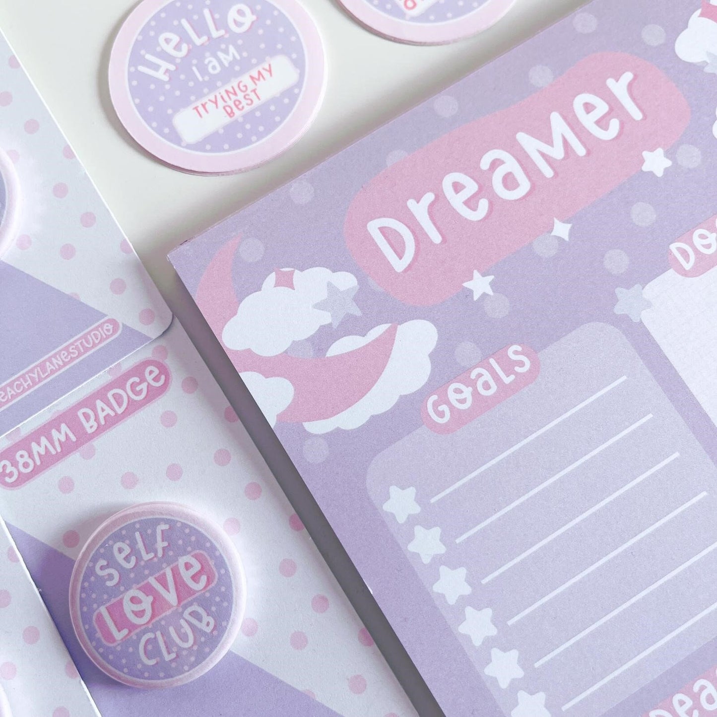 Dreamer A5 Goals and Doodles Notepad