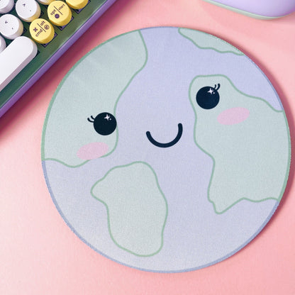Kawaii Earth Mouse Mat
