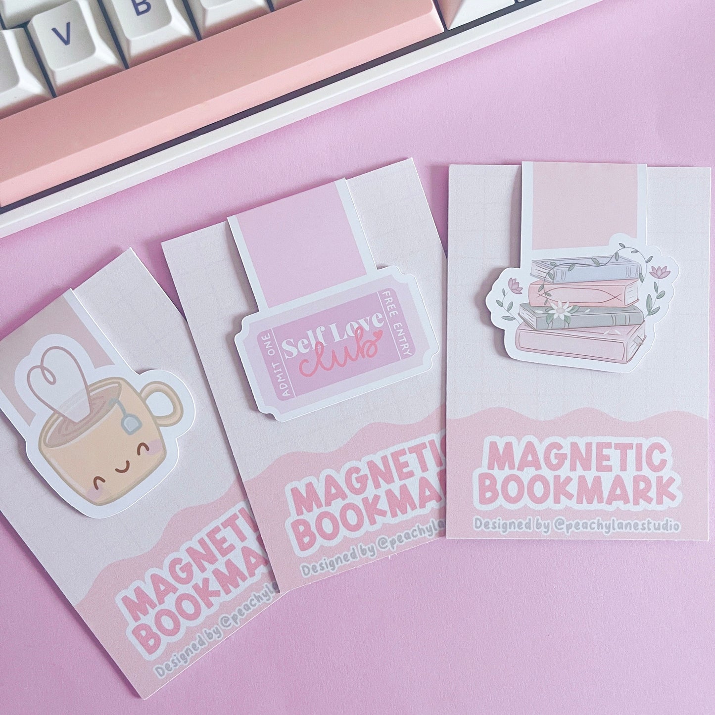 Tea Cup Magnetic Bookmark