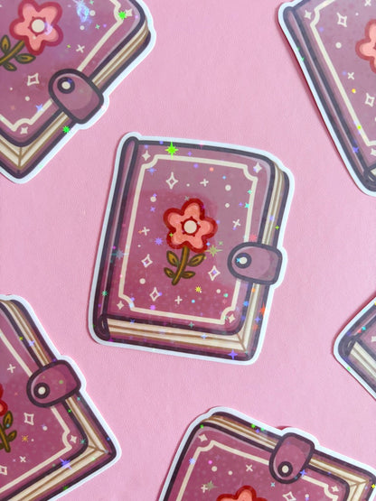 Witch Journal Holographic Stars Vinyl Sticker