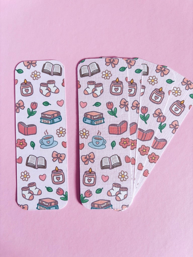 Cosy Pattern Handmade Bookmark