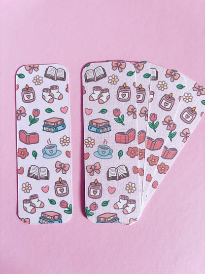 Cosy Pattern Handmade Bookmark