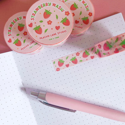 Strawberry Washi Tape