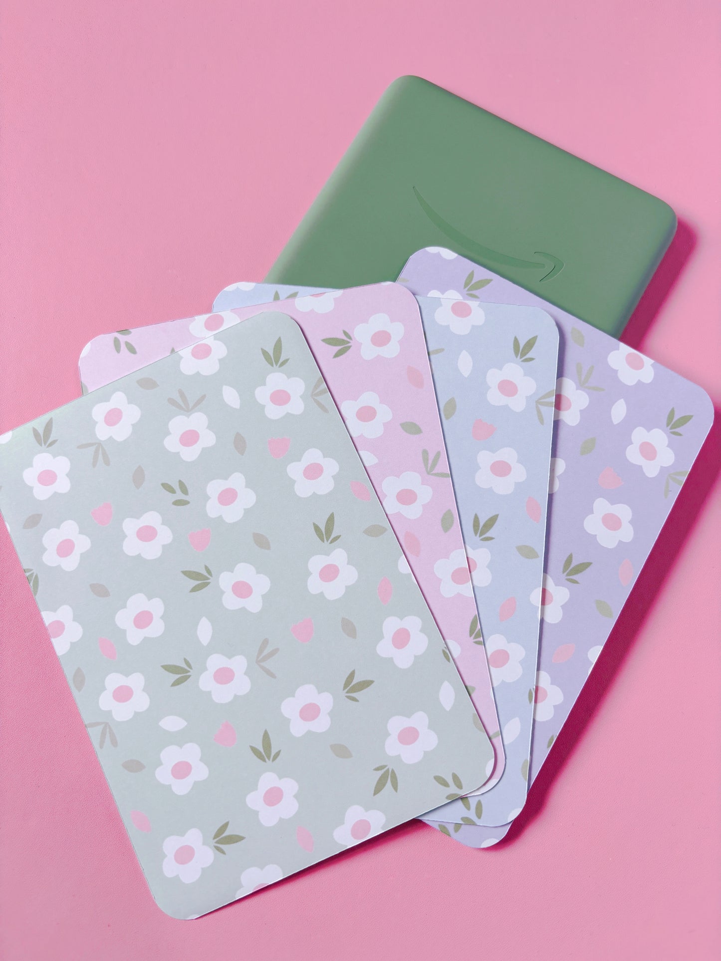 Blue Floral Kindle Insert