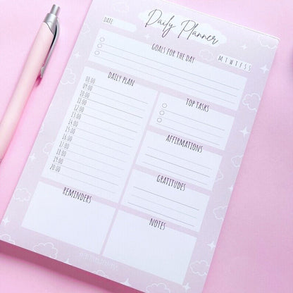 A5 Daily Planner Notepad