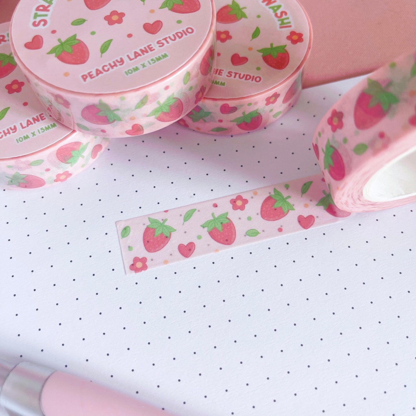 Strawberry Washi Tape