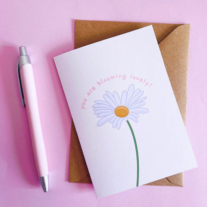 You Are Blooming Lovely Greetings Card With Envelope