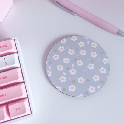 Lilac Floral Coaster