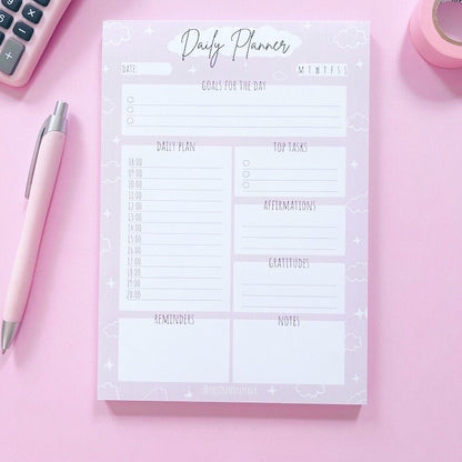 A5 Daily Planner Notepad