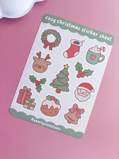 Cosy Christmas Sticker Sheet