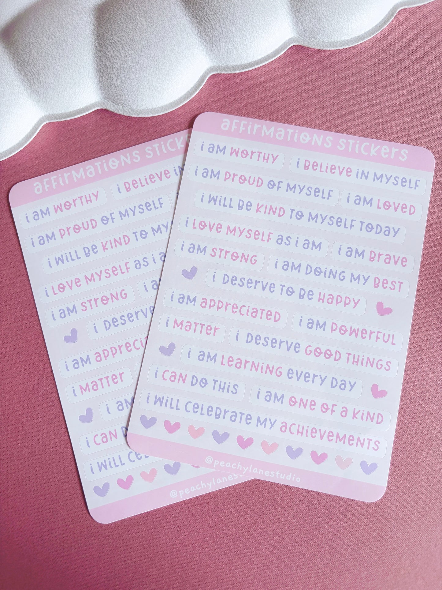 Affirmations Sticker Sheet