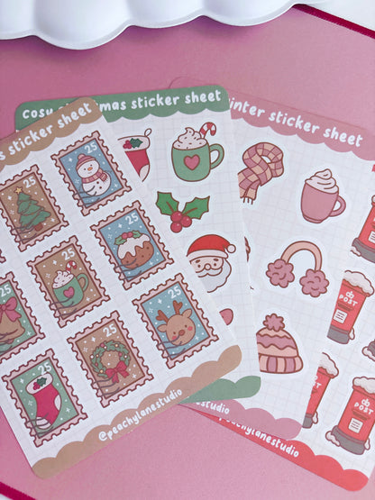 Cosy Christmas Sticker Sheet