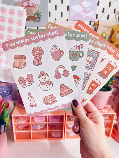 Cosy Winter Sticker Sheet