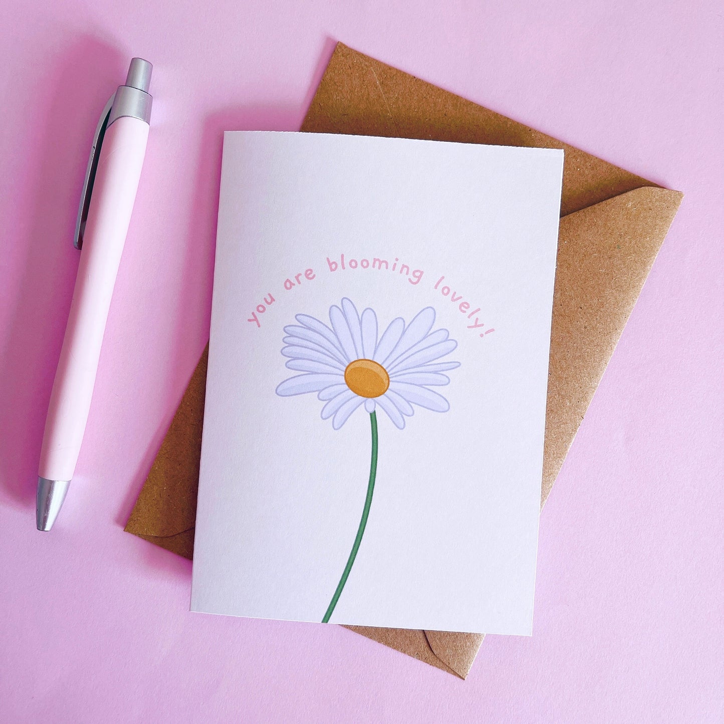 You Are Blooming Lovely Greetings Card With Envelope