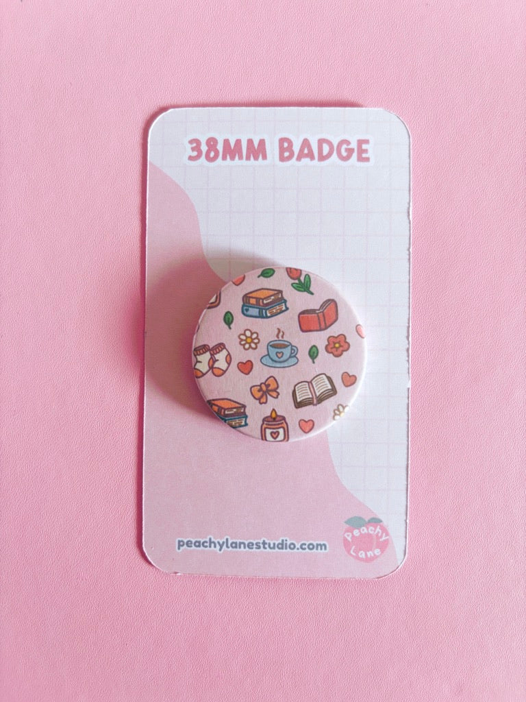 Cosy Pattern Pin Badge