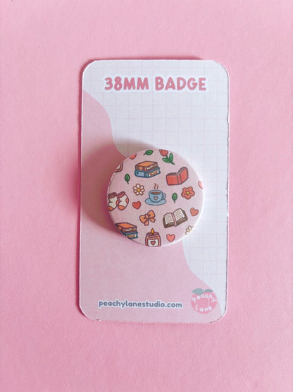 Cosy Pattern Pin Badge