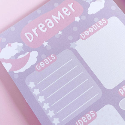 Dreamer A5 Goals and Doodles Notepad
