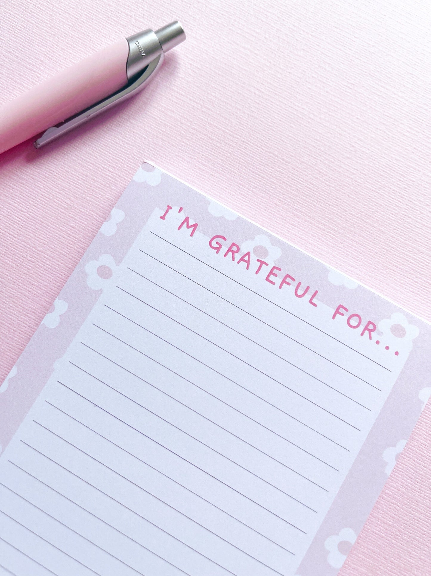 Gratitude Lined A6 Notepad