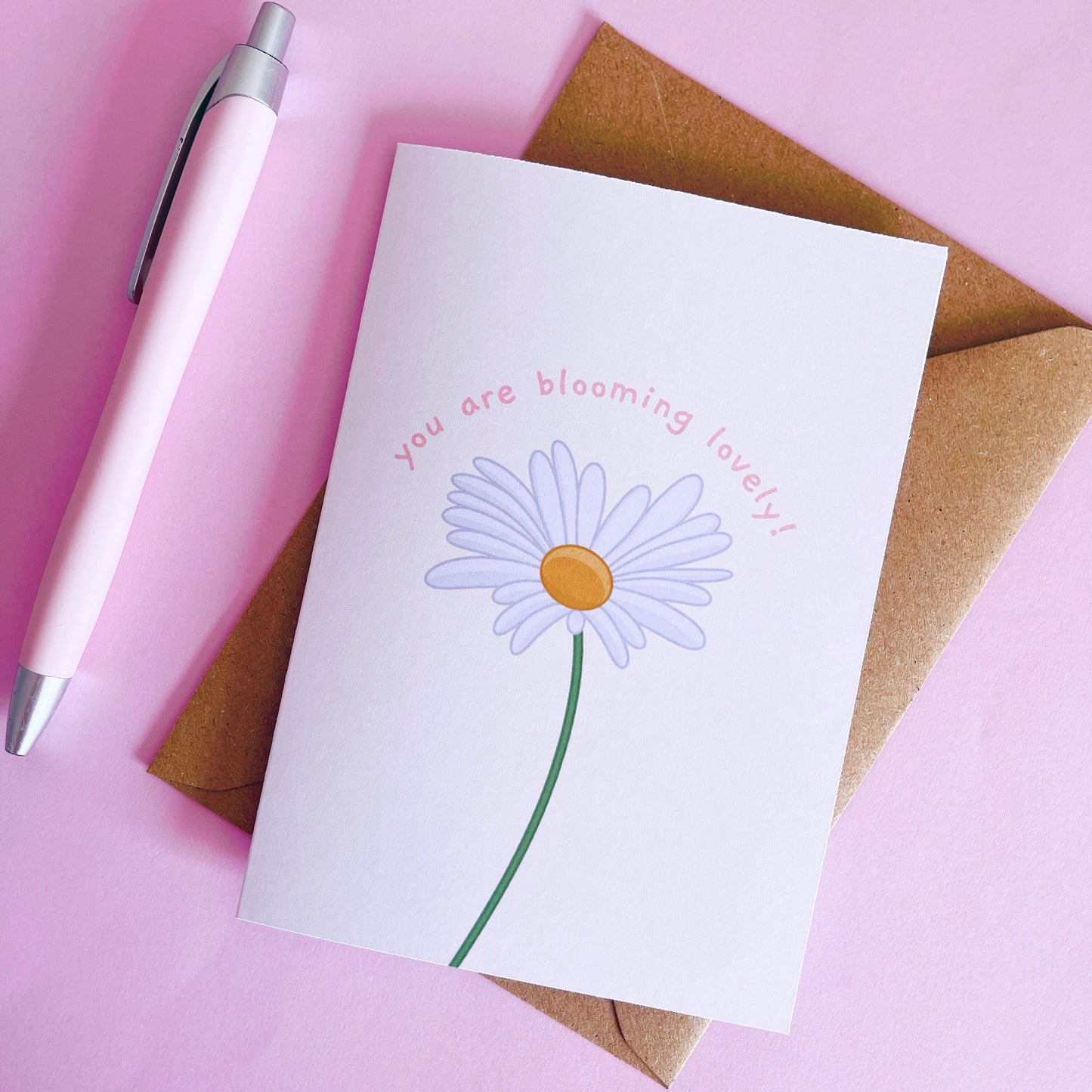 You Are Blooming Lovely Greetings Card With Envelope