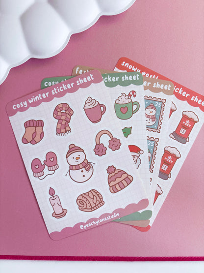 Cosy Winter Sticker Sheet