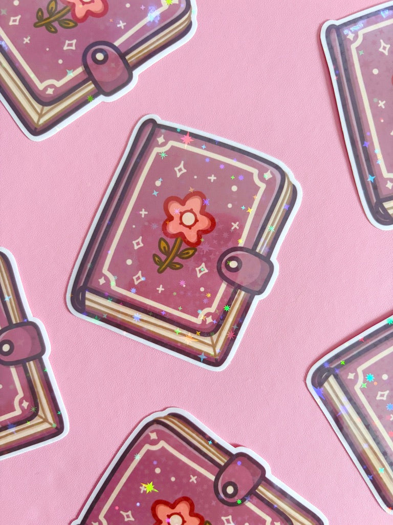 Witch Journal Holographic Stars Vinyl Sticker