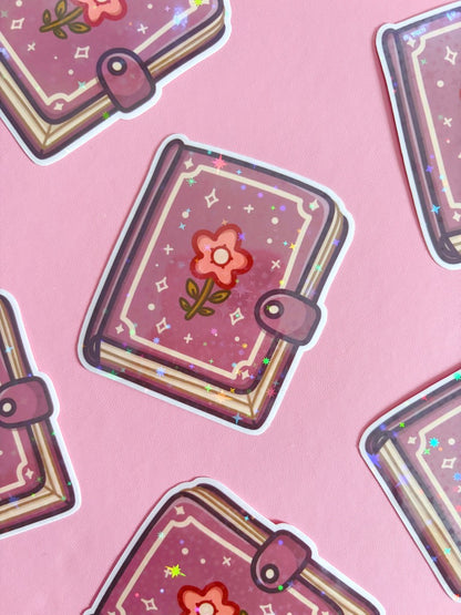 Witch Journal Holographic Stars Vinyl Sticker