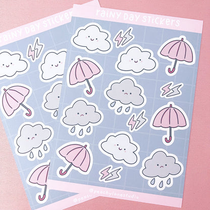 Rainy Day Sticker Sheet