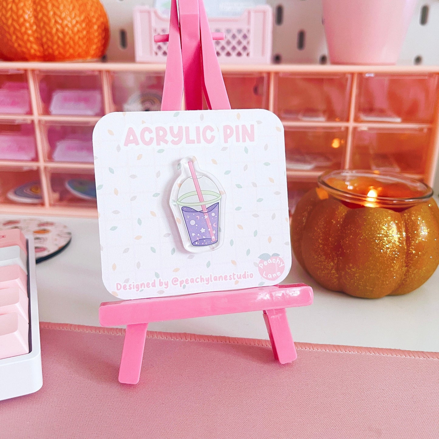 Dreamy Drink Acrylic Pin