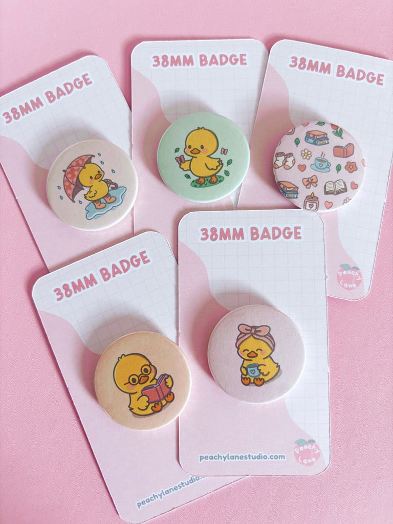 Cosy Pattern Pin Badge