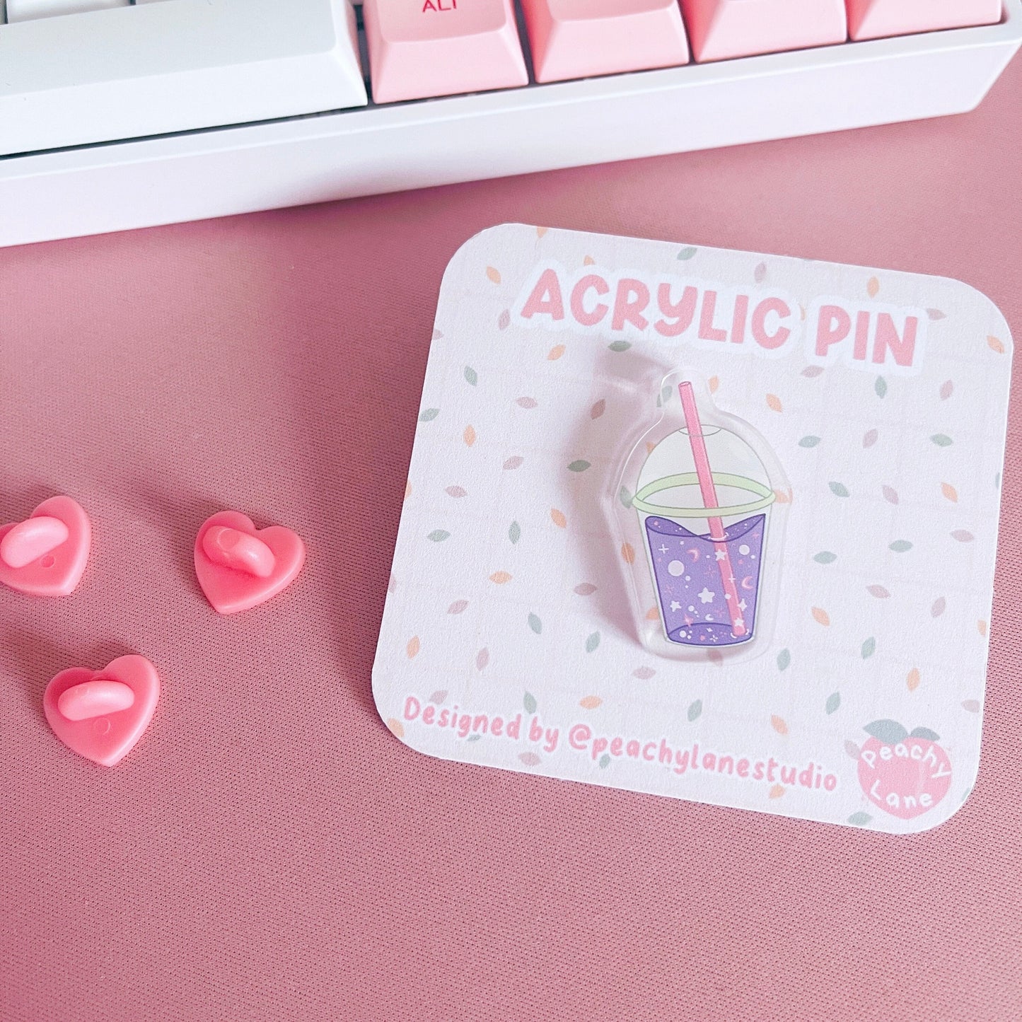 Dreamy Drink Acrylic Pin