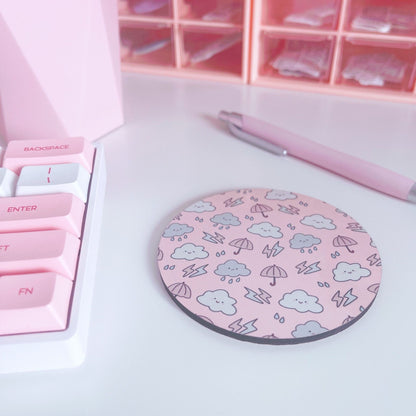 Rainy Illustration Coaster