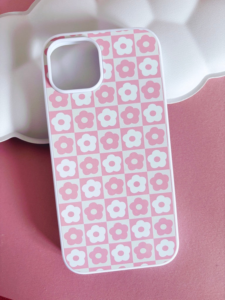 Retro Pink Flowers Phone Case