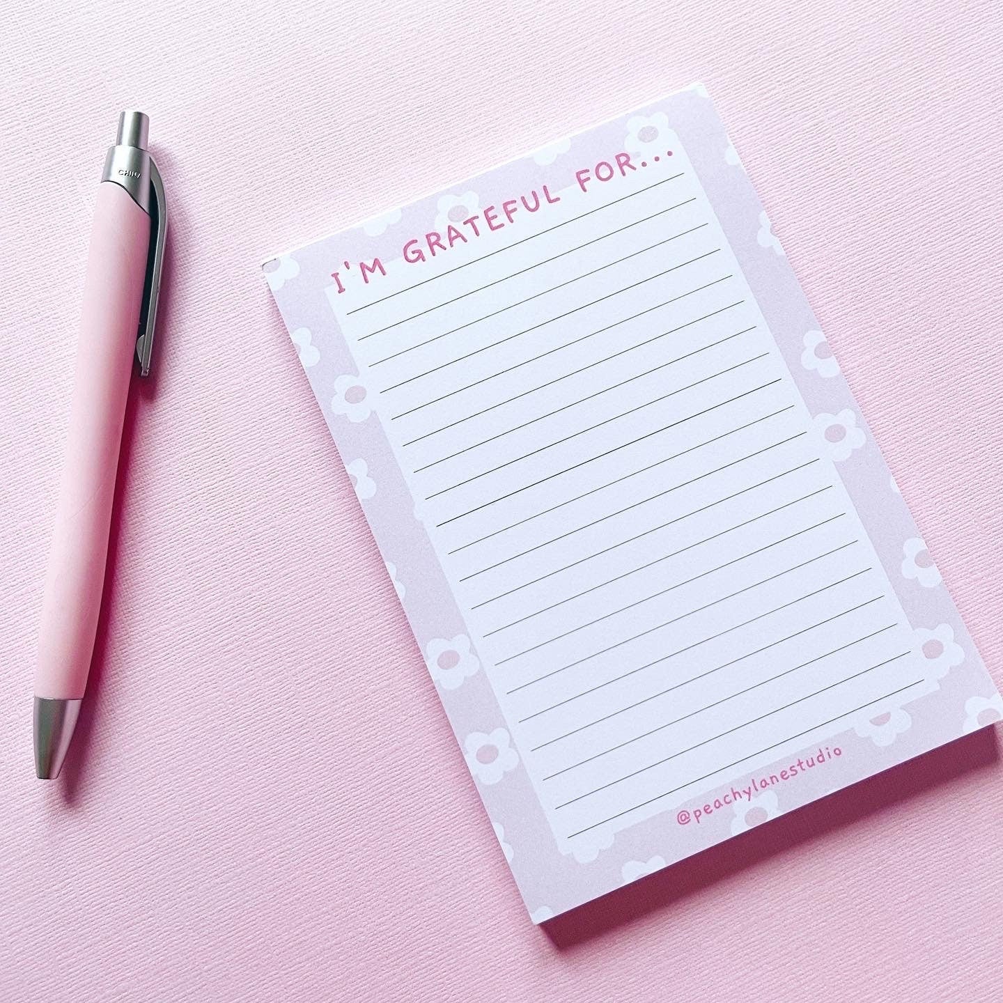 Gratitude Lined A6 Notepad