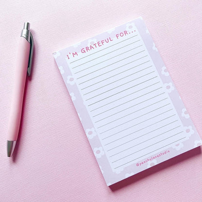 Gratitude Lined A6 Notepad