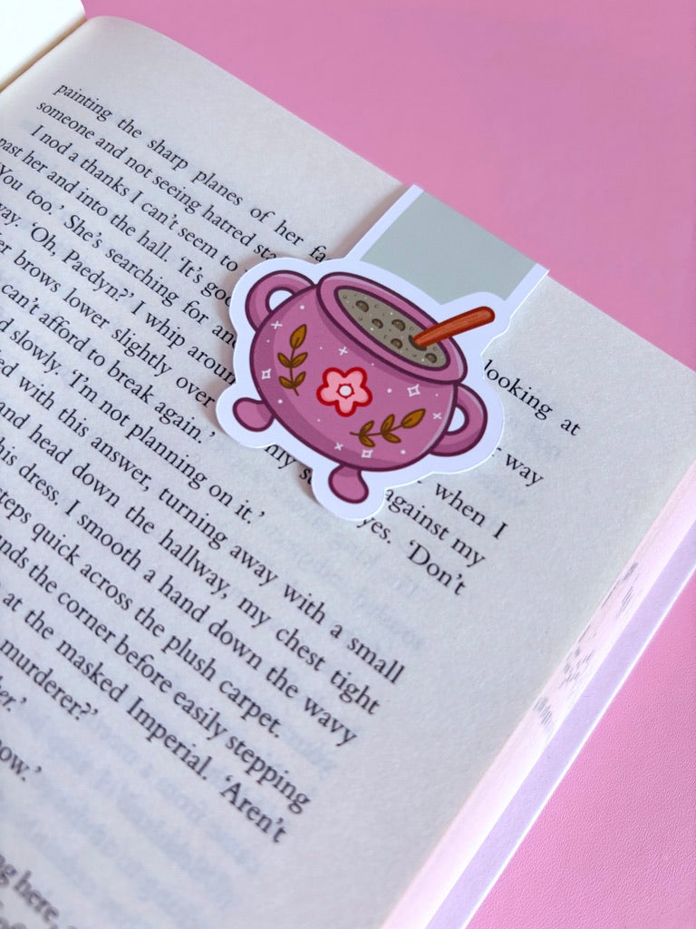 Witch Cauldron Magnetic Bookmark