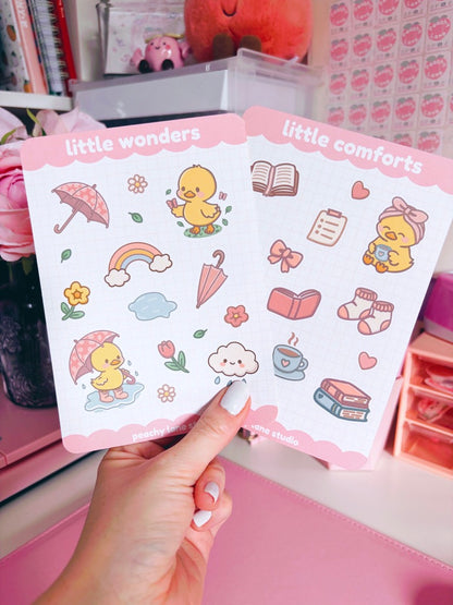 Little Comforts Duck Sticker Sheet