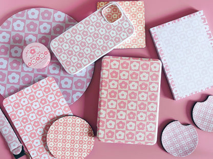 Retro Pink Flowers Phone Case