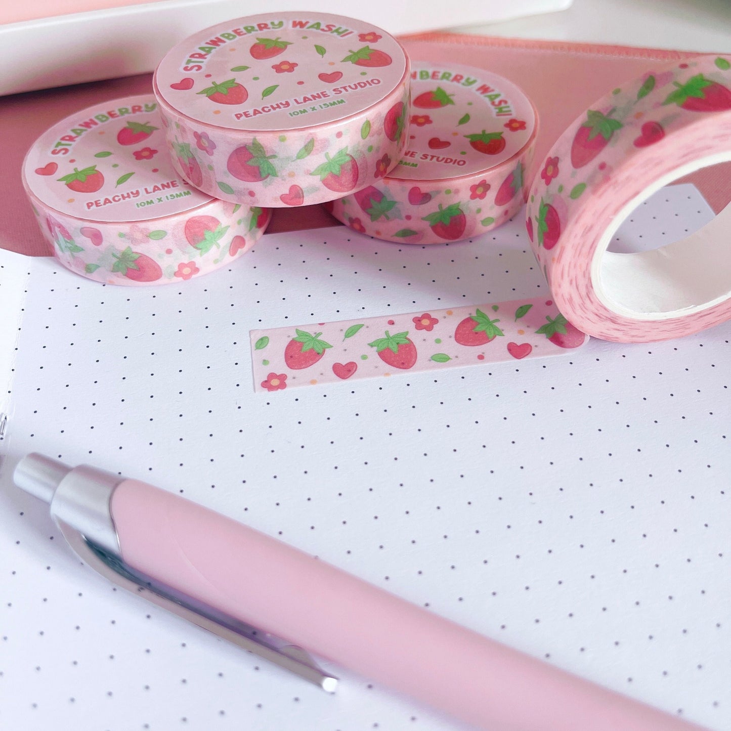 Strawberry Washi Tape