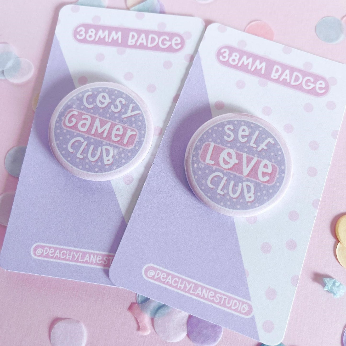 Self Love Club Pin Badge